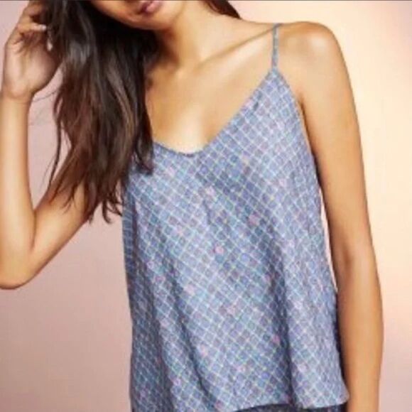 Anthropologie Tops - Anthropologie Floreat Aune Silk Cami Tank Top